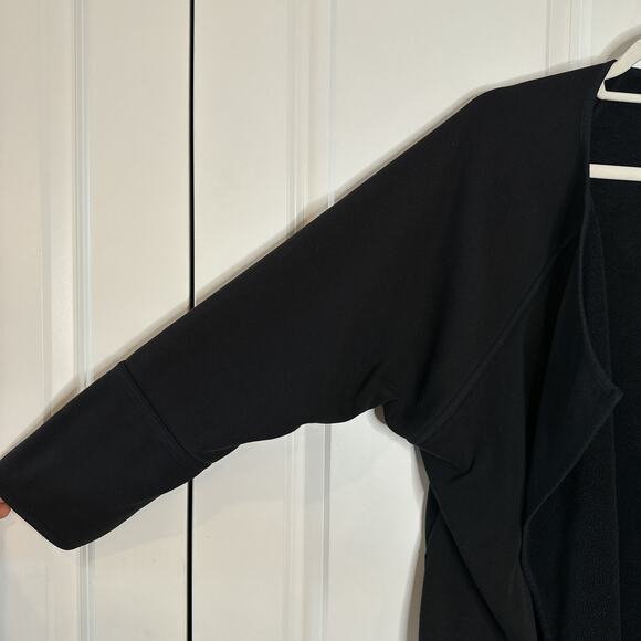 ATHLETA Black Cozy Karma Wrap Jacket Cardigan Oversized | Small - Picture 6 of 9